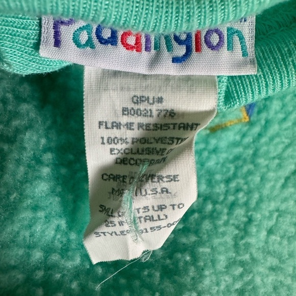 Vintage Paddington Bear fleece pajamas 2 pair Size Small (fits up to 25”) - Picture 8 of 9